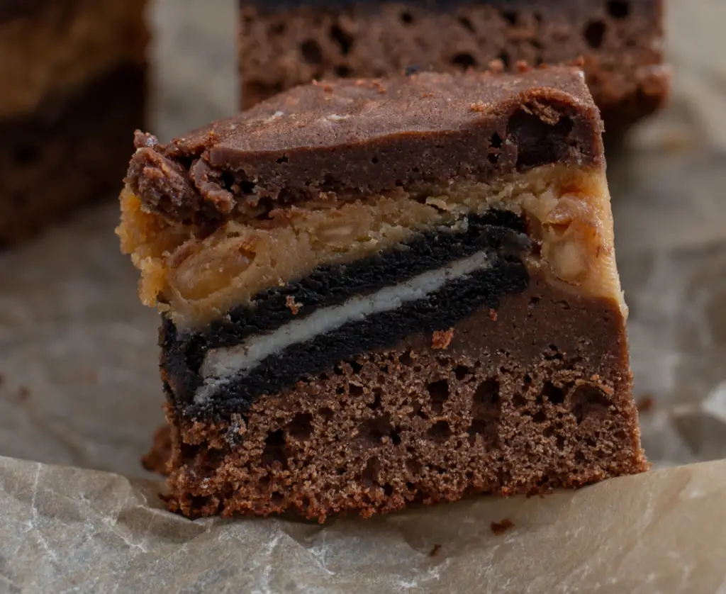 Peanut Butter Stuffed Brownies