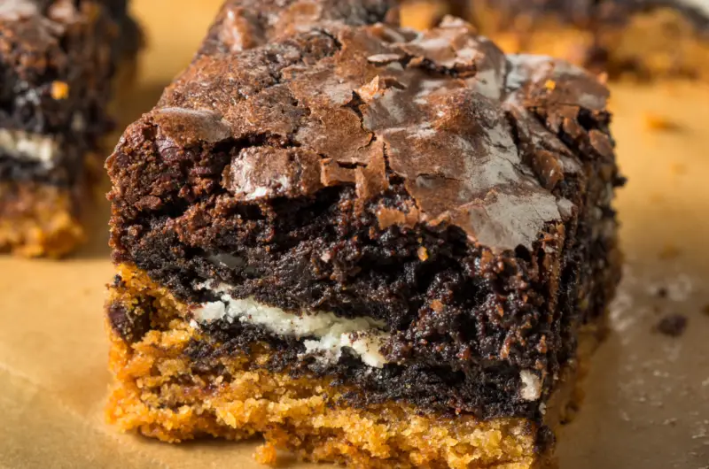 Slutty Brownies: Layers of Cookie, Oreo, and Fudgy Brownie Bliss