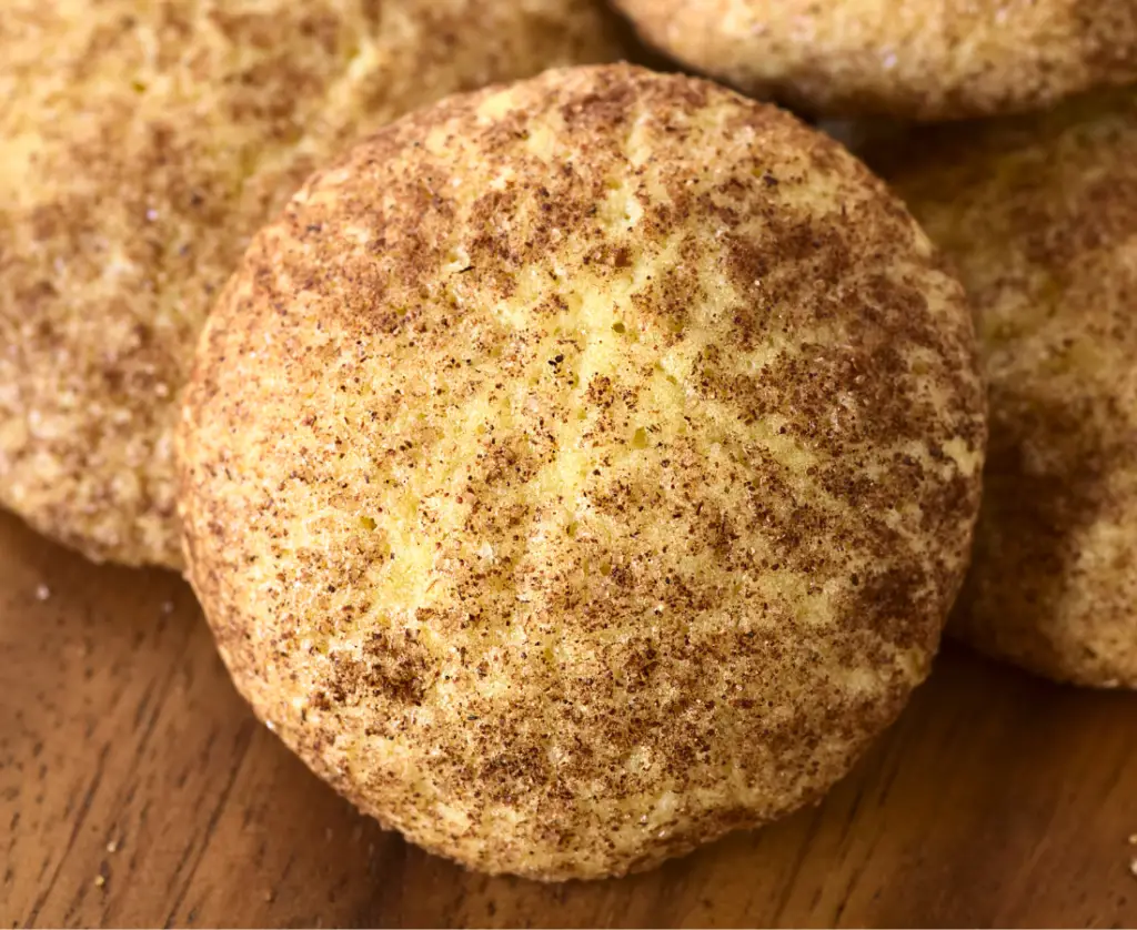 Eggnog Snickerdoodle Cookies