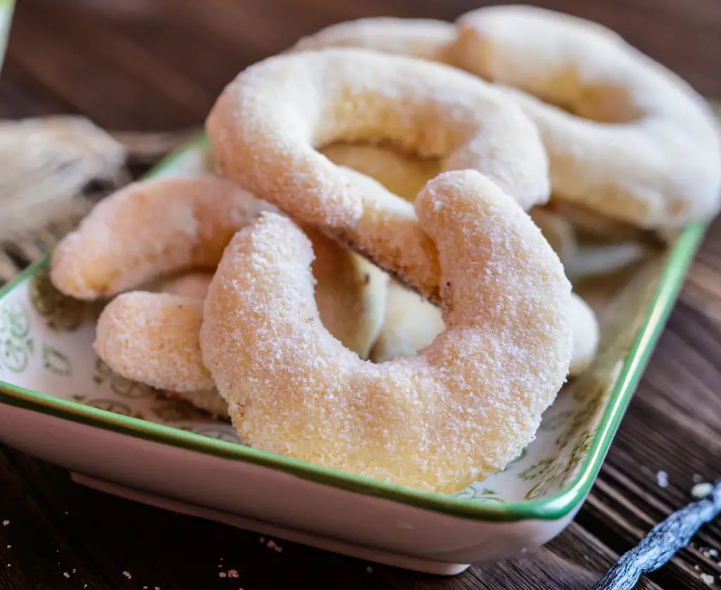 Almond Crescent Cookies