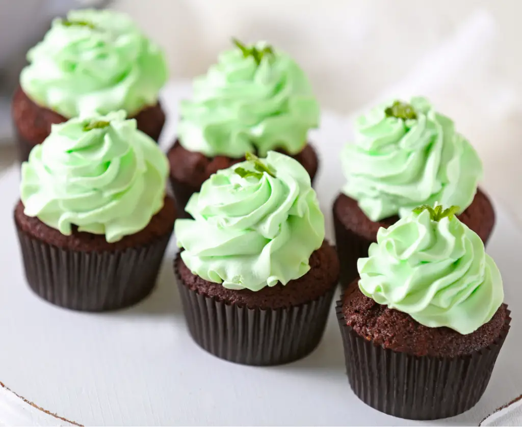 Mint Chocolate Cupcakes